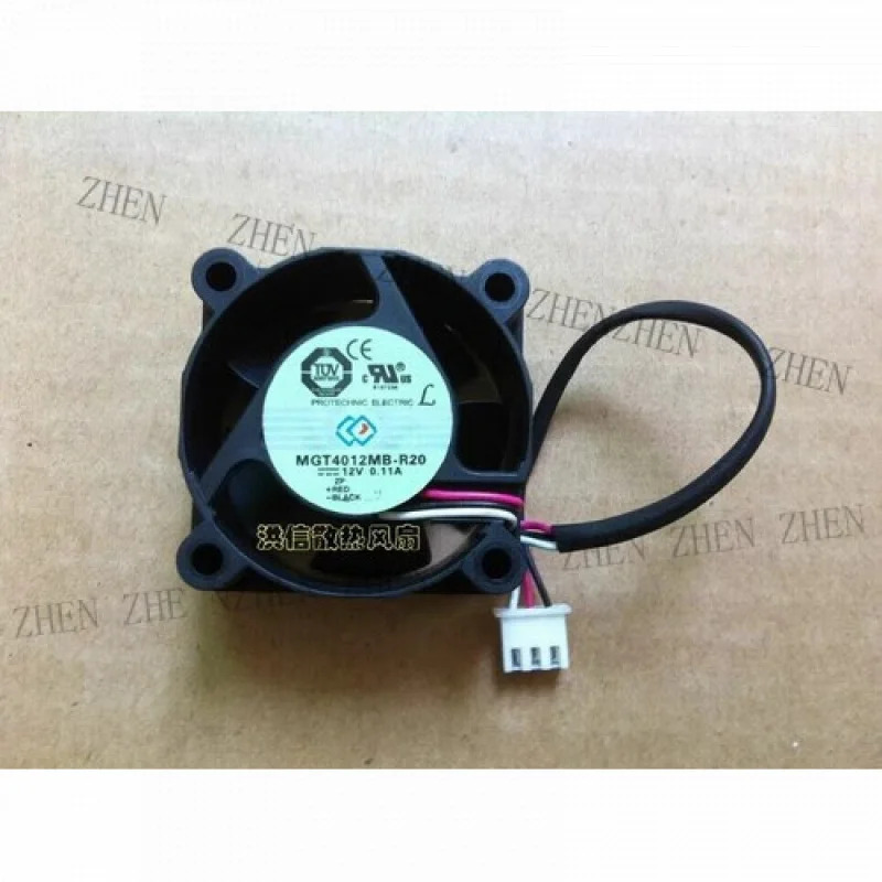 Y M4012MB-R20 4020 DC12V 0.11A 40x20MM 4CM 3핀 냉각팬