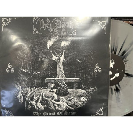 UnKnown [해외](수입 LP) The Black The Priest Of Satan LP 2025 Osmose – OPLP355 [GRAY SPLATTER] FR
