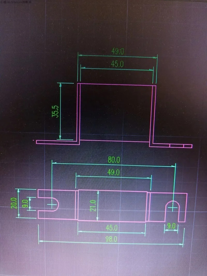 DC 퓨즈 NH000 100A DC700V 30kA 2029221  aR