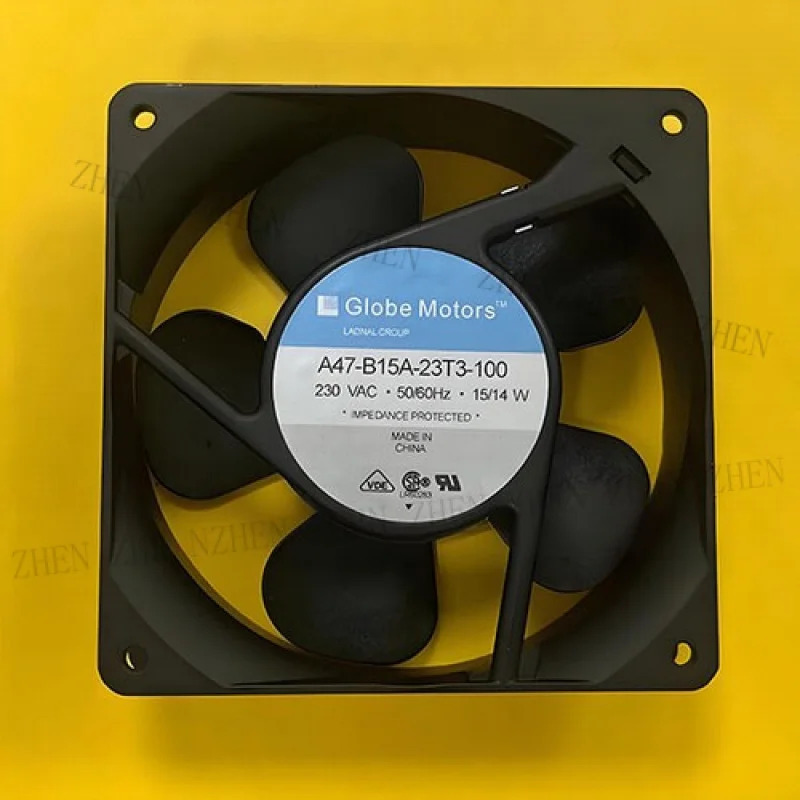 글로브 모터스 A47-B15A-23T3-100 냉각팬 230VAC 15/14W 12CM 플매트 카펫 러그타입 신