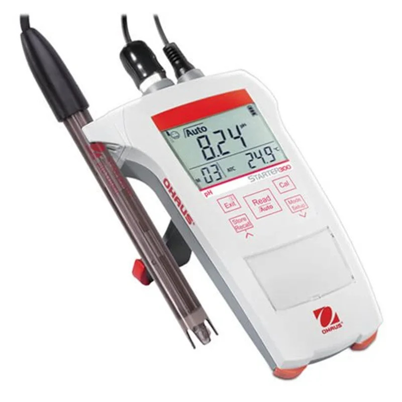 Veidt Weighing Ohaus ST300 ZH 고정밀 벤치탑 6 in 1 PHS-26C 온라감지기 PH 측정기 온도 수질 모니터