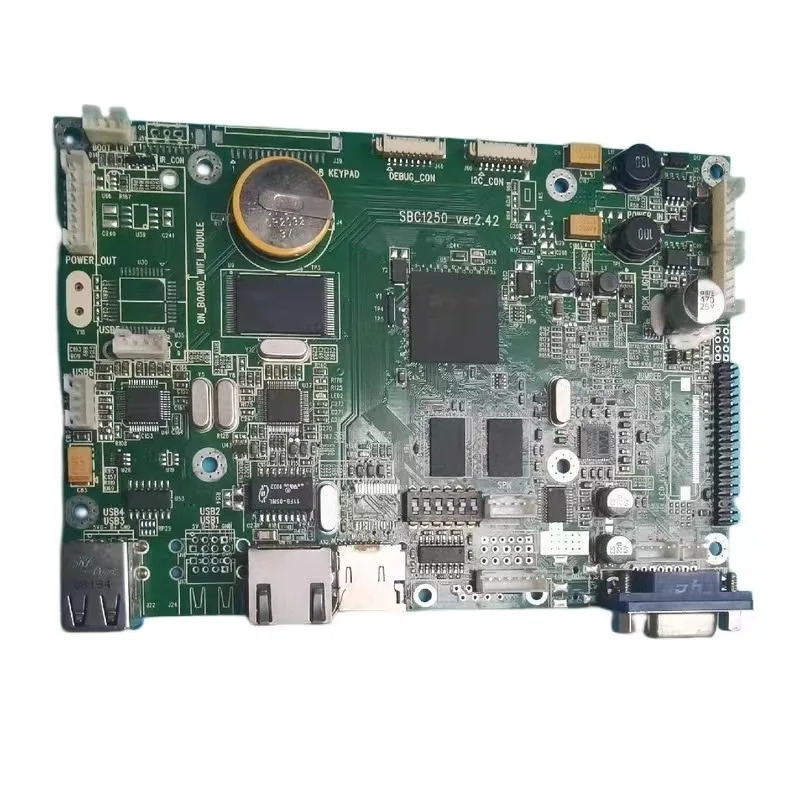히타치 빌딩 멀티미디어 LCD 메보드 SBC1250 VER2.42 메모리 카드 초기화부품