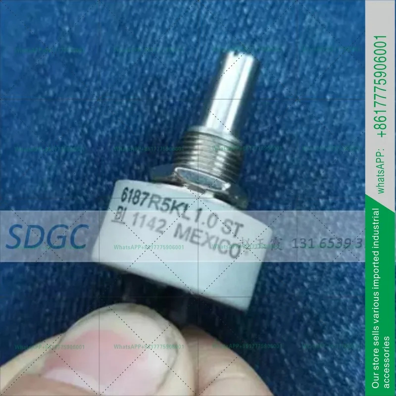 6187R5KL1.0ST 오리지널 5K BI 정밀 포텐셔미터 싱글 턴