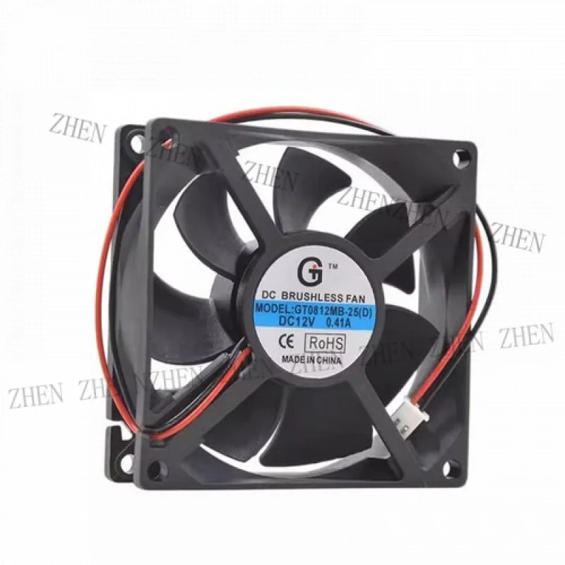 Y for 0812MB-25 DC12V 0.41A 8025 8CM 2선식 냉각팬