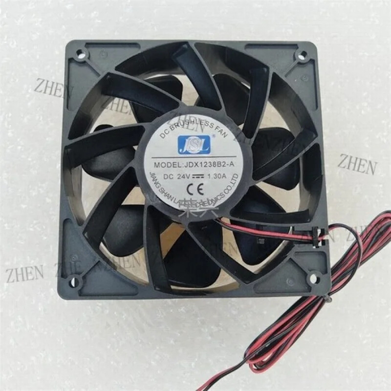 Y JSL 팬JDX1238B2-A DC24V 1.3A 12038 12CM 2선 에어량 팬