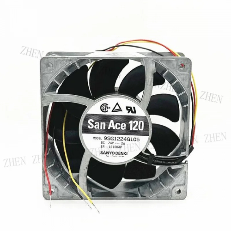 Y for SAN ACE 120 9SG1224G105 12038 24V 2A 고풍량 인버터 팬 3선