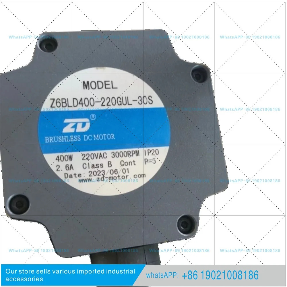 ZD400w220V DC 브러시리스 L형 모터 Z6BLD400-220GUL-30S/6GU25L