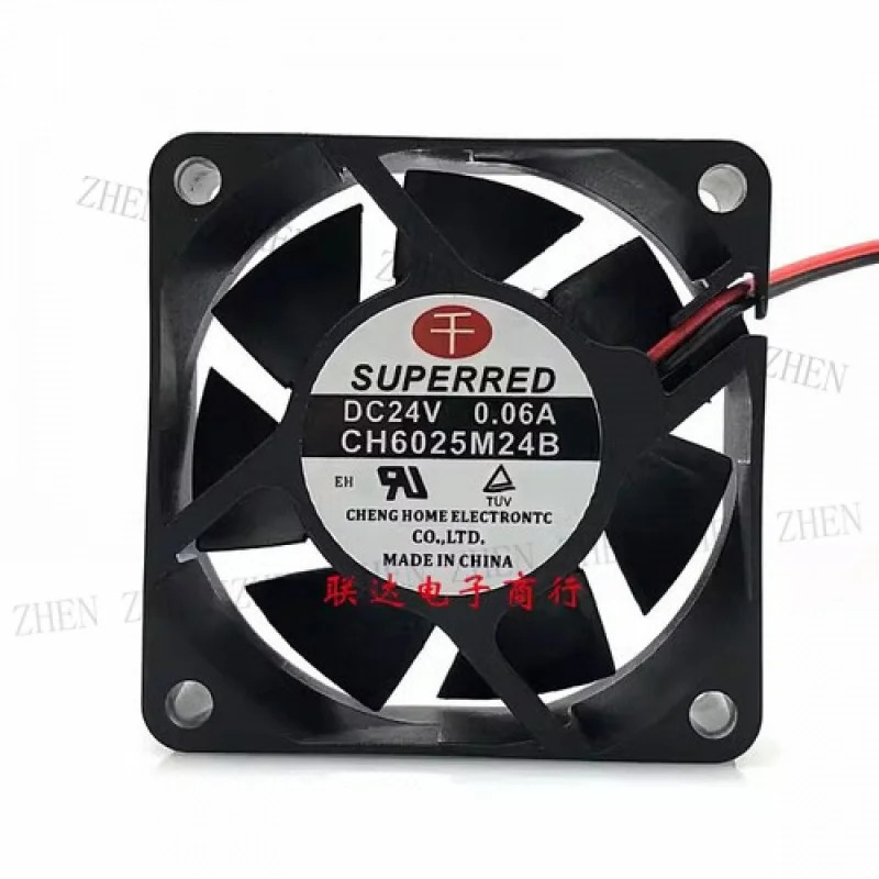 Y CH6025M24B DC24V 0.06A 6025 6CM 2선 인버터 팬