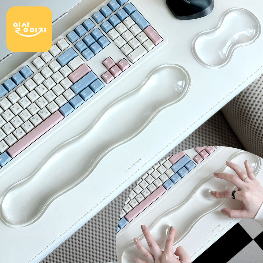 팜레스트 키보드 손목받침대 패드 실리콘 텐키리스 풀배열 투명 마우스겸용 세트 가격 비교 일상이지 공식스토어 팜레스트 키보드 손목받침대 패드 실리콘 텐키리스 풀배열 투명 마우스겸용 세트