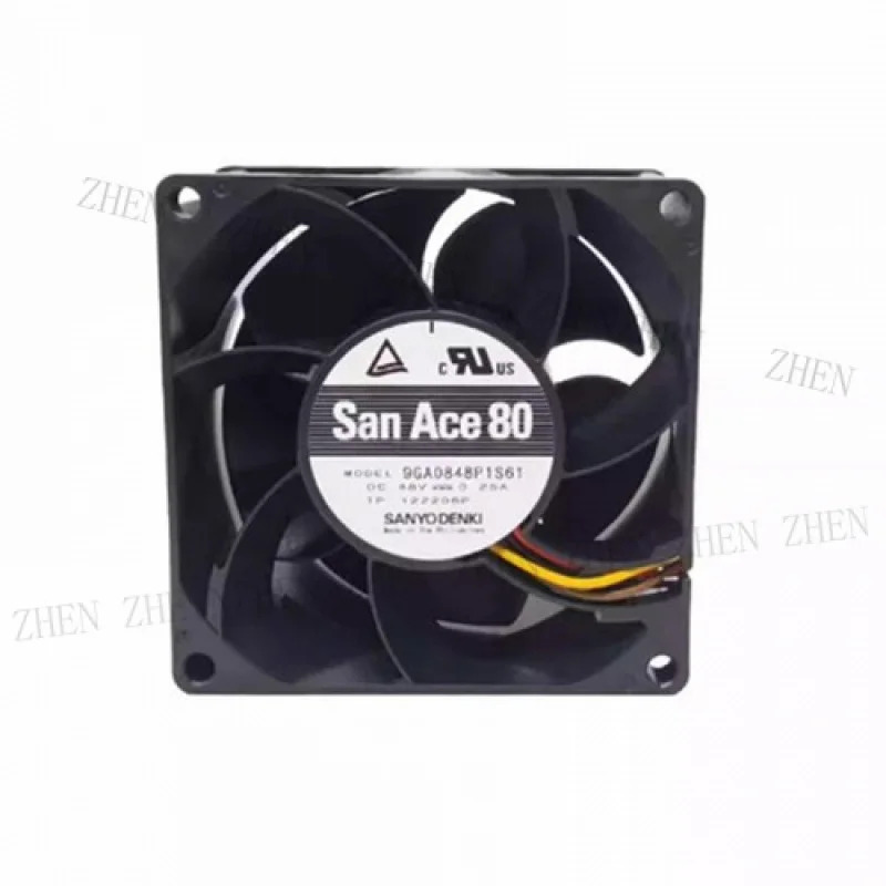 Y SanAce80 9GA0848P1S61 냉각팬 8038 DC48V 0.25A 8CM 4핀