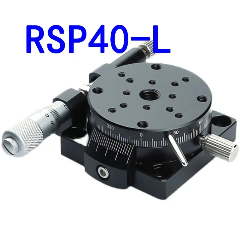 R축 회전 고정밀 변위 테이블 360 각도 미세 조정 인덱싱 슬라이드 R-S/RSP