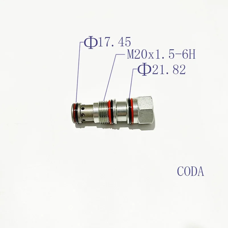 SUN 타입 나사 삽입 1. 81 압력 형 단방향 밸브 CODA/COA/COHA 유압