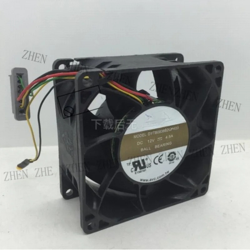 Y DYTB0838B2GPK03 냉각팬 8038 DC12V 4.50A 8CM 6핀