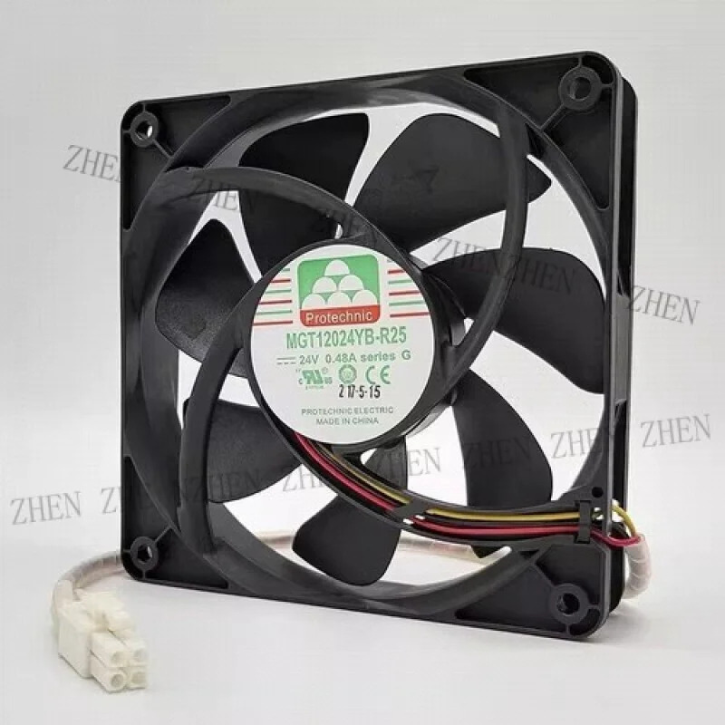 Y M12024YB-R25 124V 0.48A 12CM 3핀 인버터 냉각팬