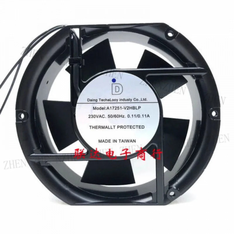 Y FOR D A17251-V2HBLP 17251 AC230V 0.11A 17CM 볼 냉각팬