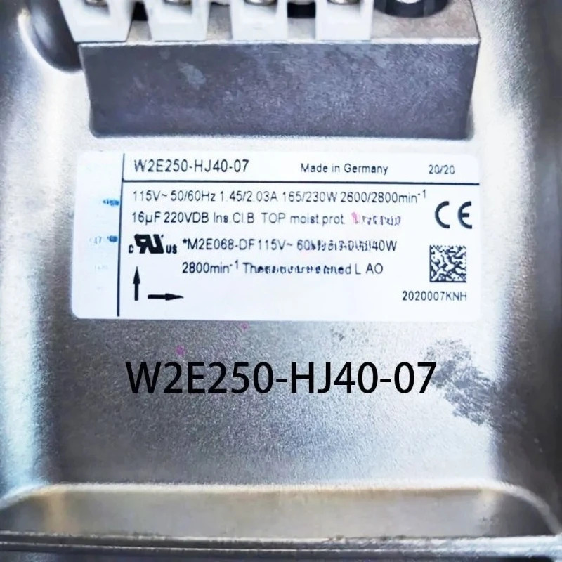 W2E250-HJ40-07 115V 1.50/2.02A 170/230W 오리지널 팬