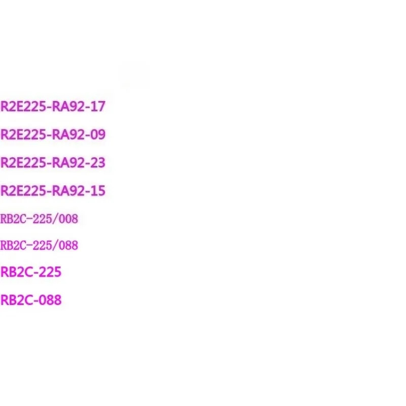 R2E225-RA92-17 R2E225-RA92-09/23/15-RA92-29 R2E225-RA91-17
