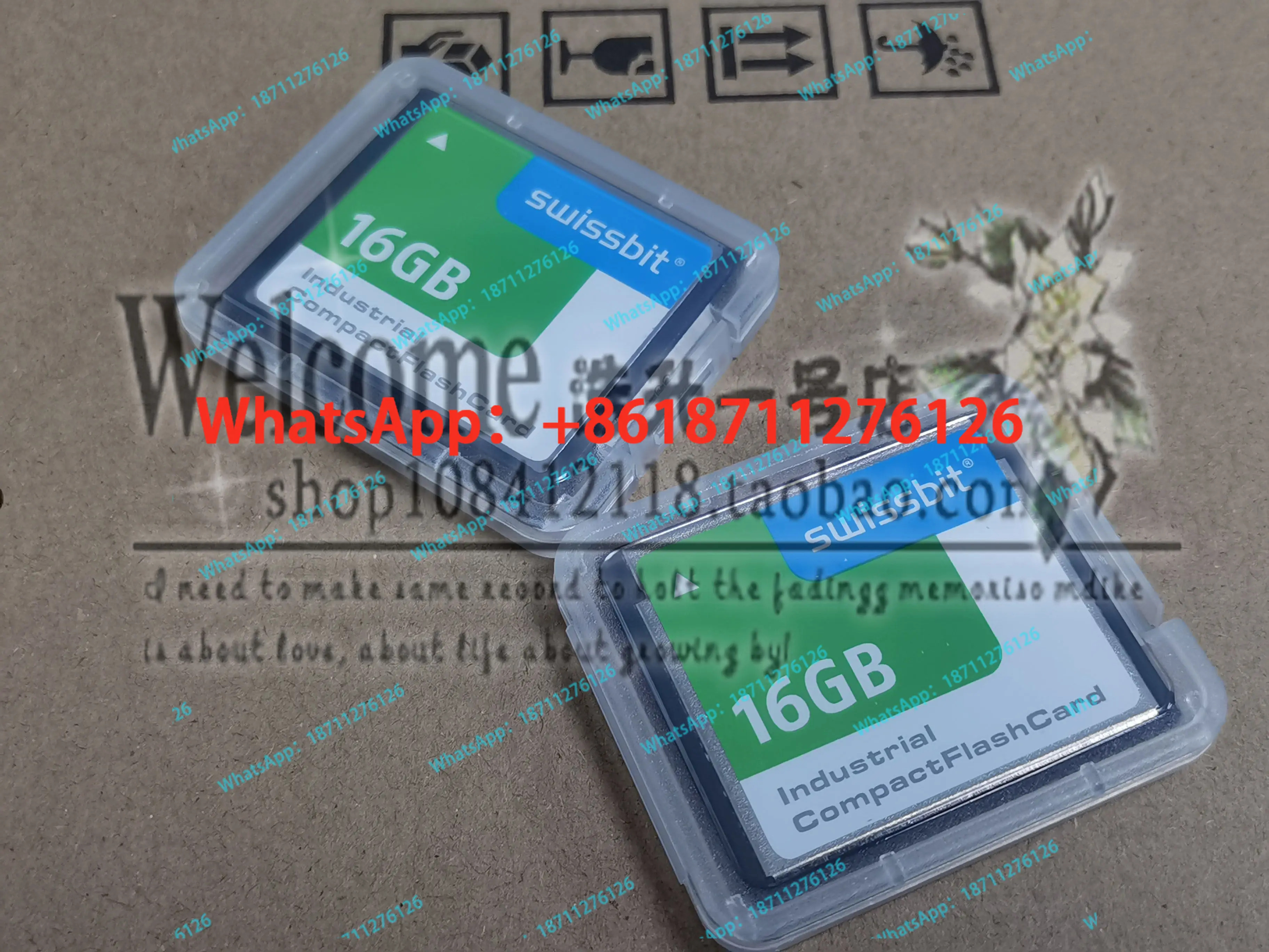 년 SWISSBIT 16G CF 카드 16GB 메모리 산업CF