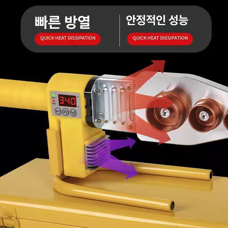 PE수도관 융착기 파이프 스마트 디지털 온도조절 고속 융착 산업용 PE 용접 웰딩기 OMG 라벨 주문 제작 [다국가 지원] - 상세 이미지 4