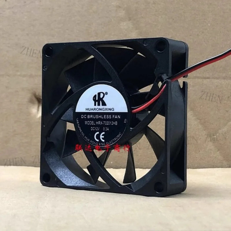 Y for HR HRX-702012HB 7CM DC12V 0.3A 7020 인버터 냉각팬