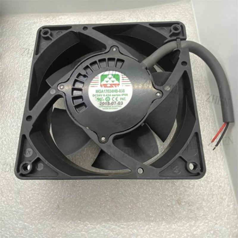 PROTECHNIC MGA12024HB-O38 DC24V 0.43A 12038 12CM 2선식 냉각팬Y