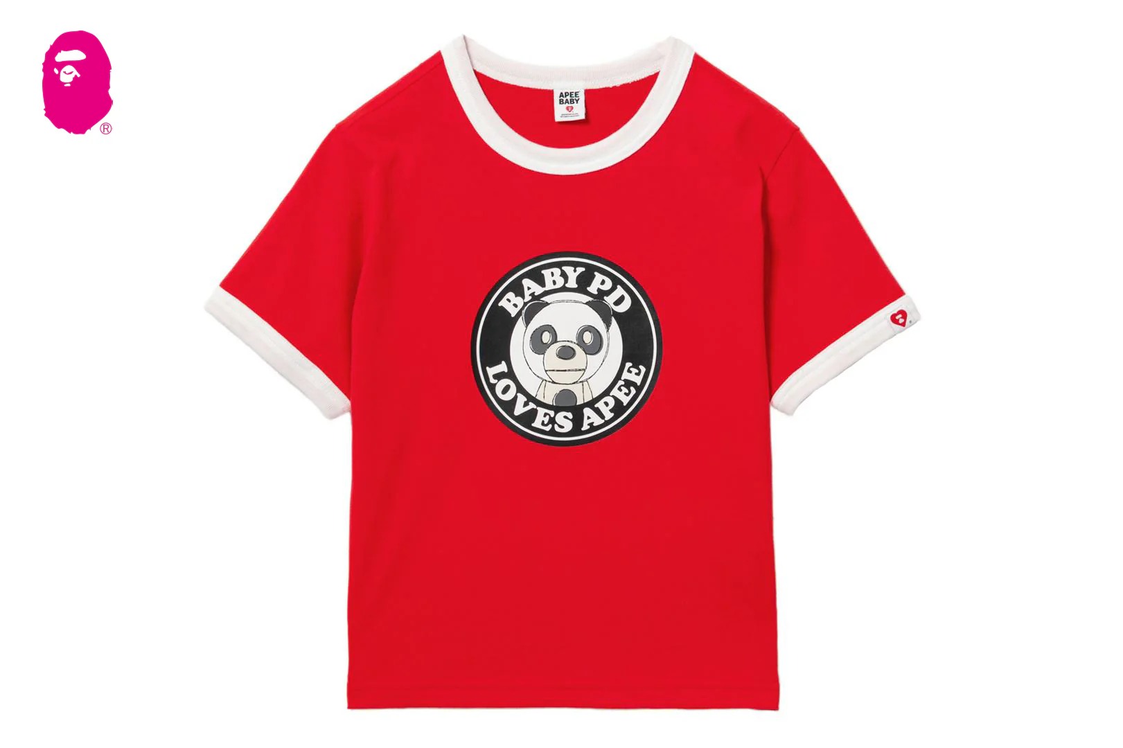 베이프 우먼즈 반팔티 MILO PD PRINTED RINGER CROP TEE CM20-209-311 - 상세 이미지 3