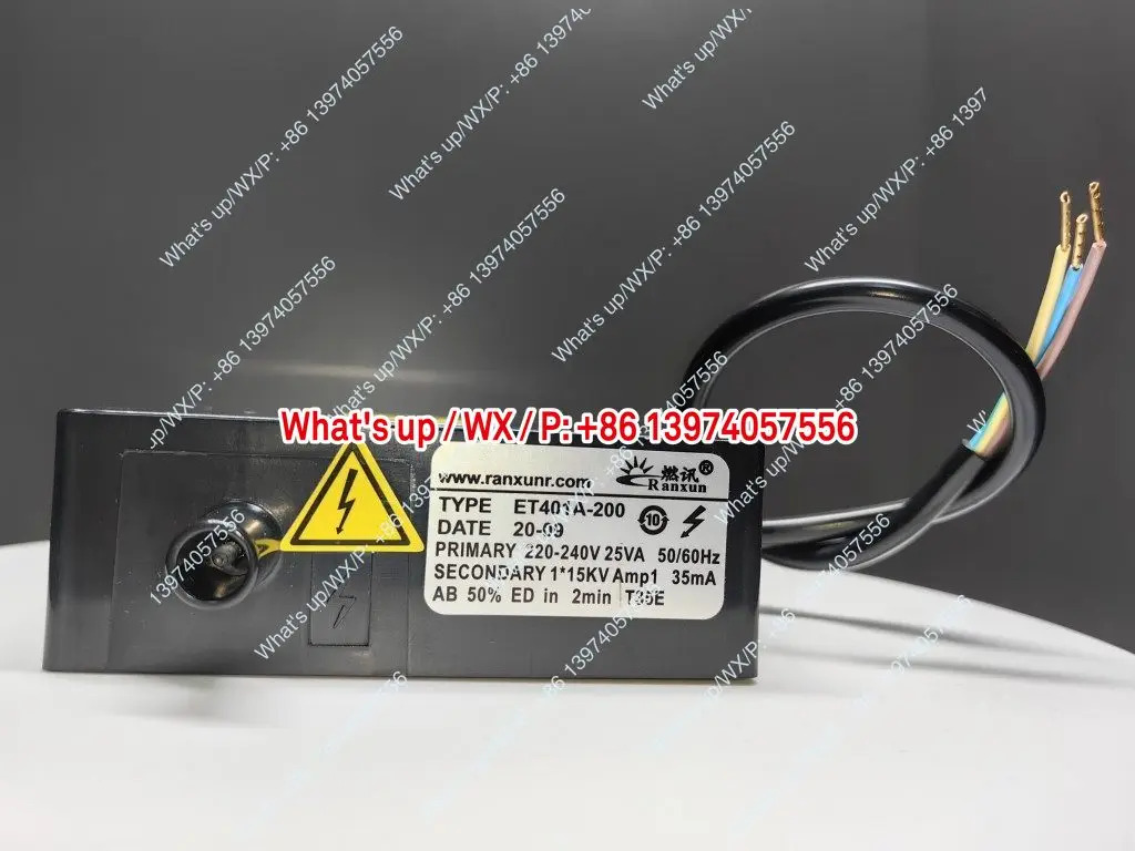 버너 점화 고전압 패키지 ET401A-200 변압기 전압 방전 고출력 15KV 스파크