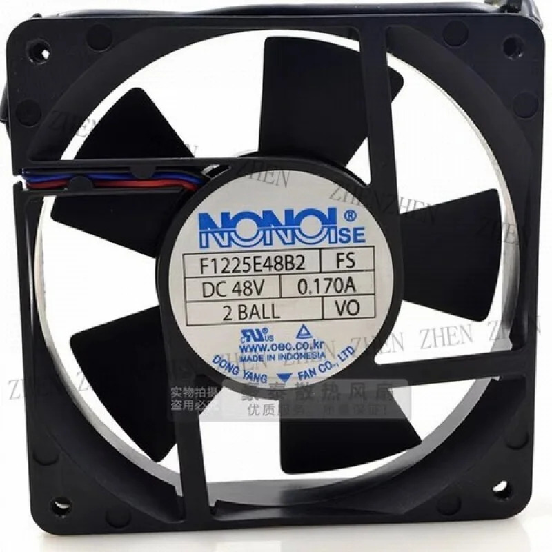 Y F1225E48B2 FS 1DC48V 0.17A 12CM 냉각팬
