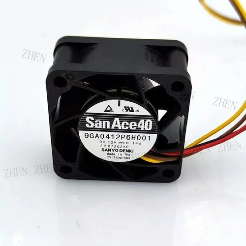 Y FOR SANACE40 9GA0412P6H001 DC12v 0.14A 40X20MM 4선식 냉각팬
