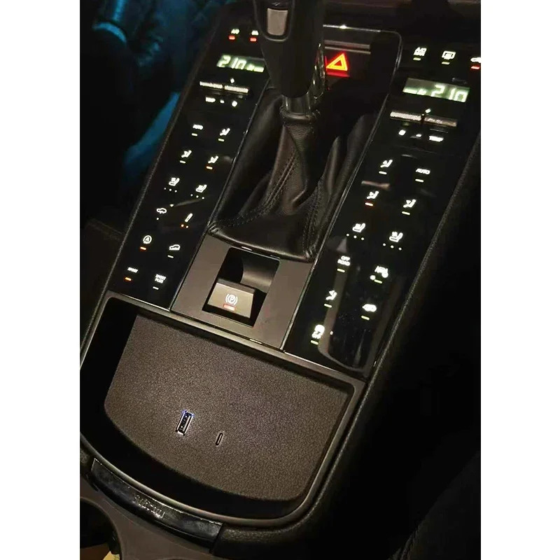 Macan 2014- 차량 업그레이드 키트 중앙 제어 버튼 패널 플레이어 내장 GPS 휴대자동차