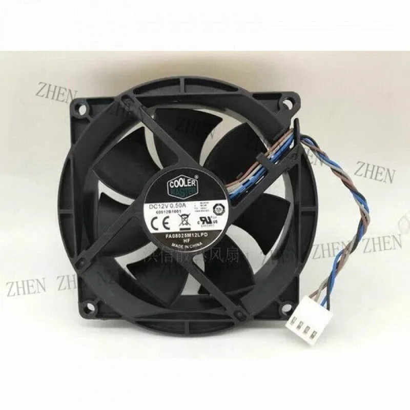 Y FA08025M12LPD 8025 DC12V 0.50A 80x25MM 8CM 4핀 냉각팬