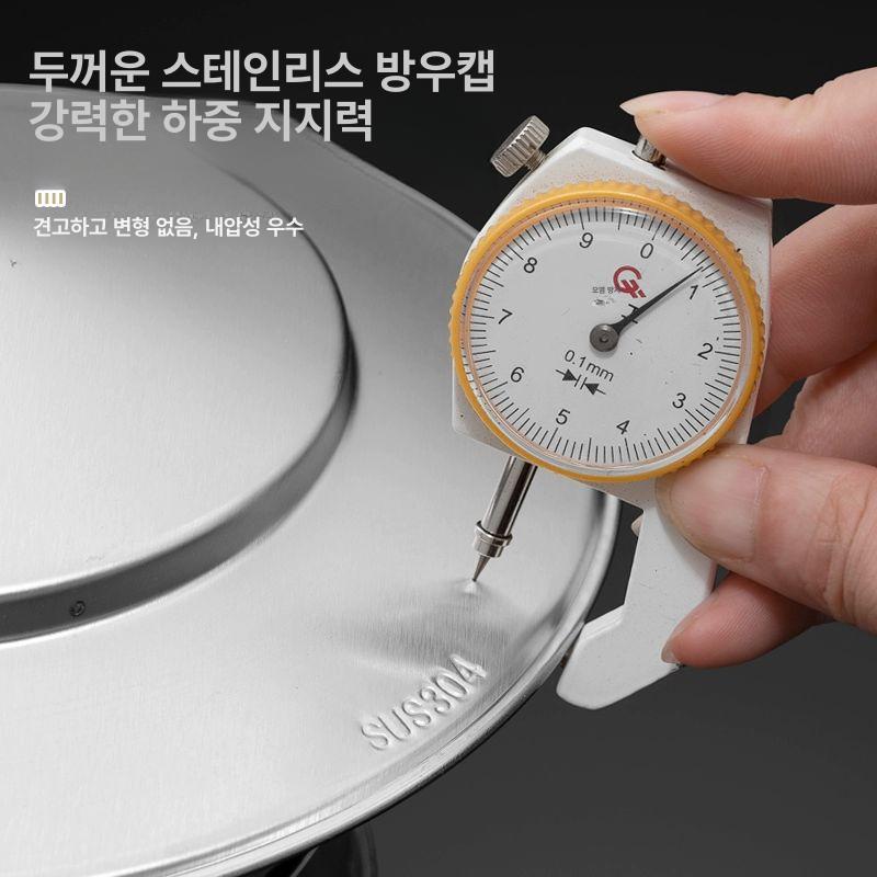 굴뚝 덮개 연통 스텐연통 지붕 구멍 배기구 방수 배출팬 비가림막 - 상세 이미지 3