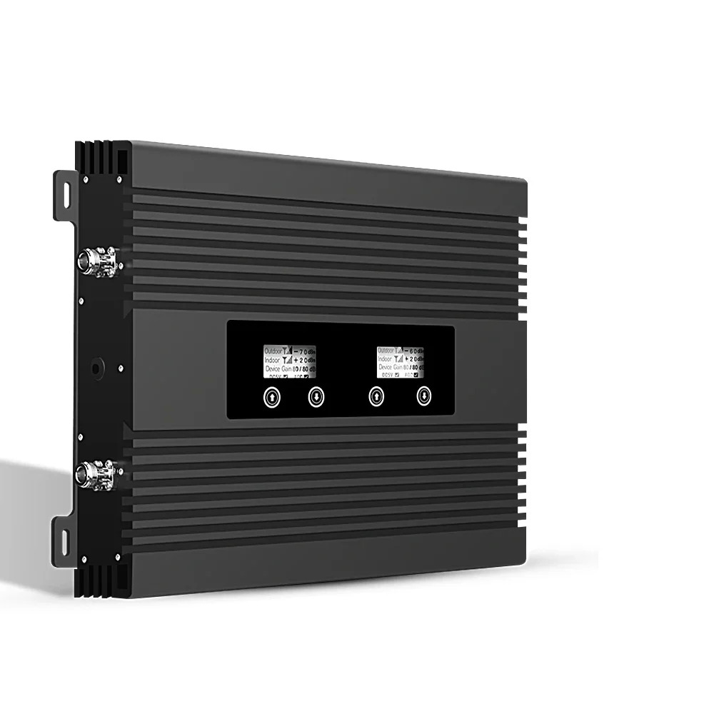 ATNJ 블랙 2g 3g 4g 트리플 밴드 휴대폰 70db GSM 900 lte 1800 WCDMA 2100 MHz 모바일 셀룰러 신호 증폭기