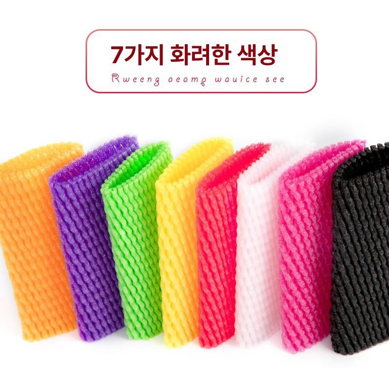 과일 포장 보호망 두꺼운 거품망 사과 복숭아 포장용 6x5 1200 표준 - 상세 이미지 5