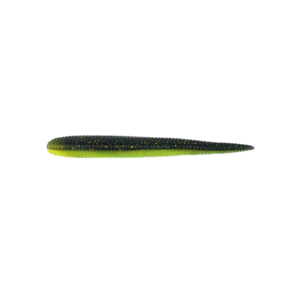 다미끼 스팅거 플로팅 광어 캐스팅 다운샷웜 460 차트 골드 블랙(투톤), 10cm(4인치) - 상세 이미지 3