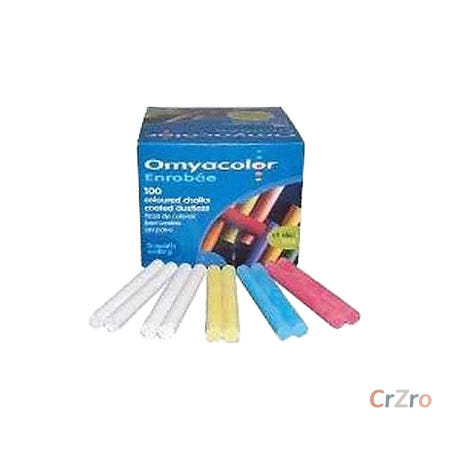 오미야 칠판 분필 탄산분필 적색 80x10mm 판서용 강의용 문구 대량 박스 12개입