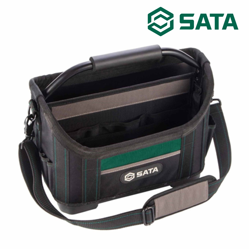 사타 SATA 오픈형 숄더 공구백 370x240mm 95191 공구함 다용도 보관함 - 상품 이미지