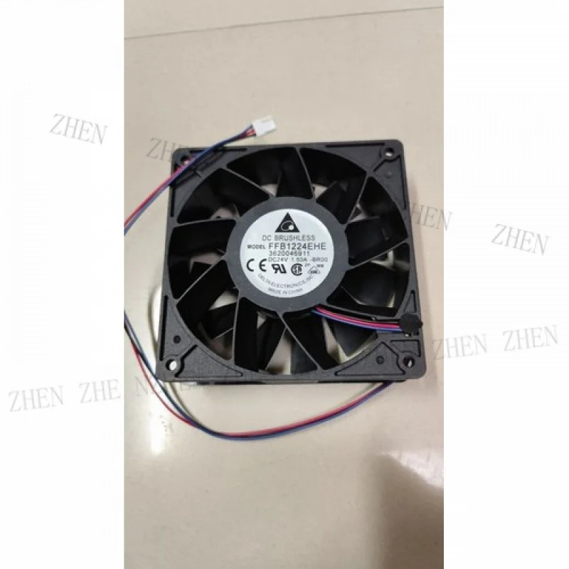 Y 팬 FFB1224EHE-BR00 DC24V 1.5A 12038 12CM 3선 3핀 냉각팬