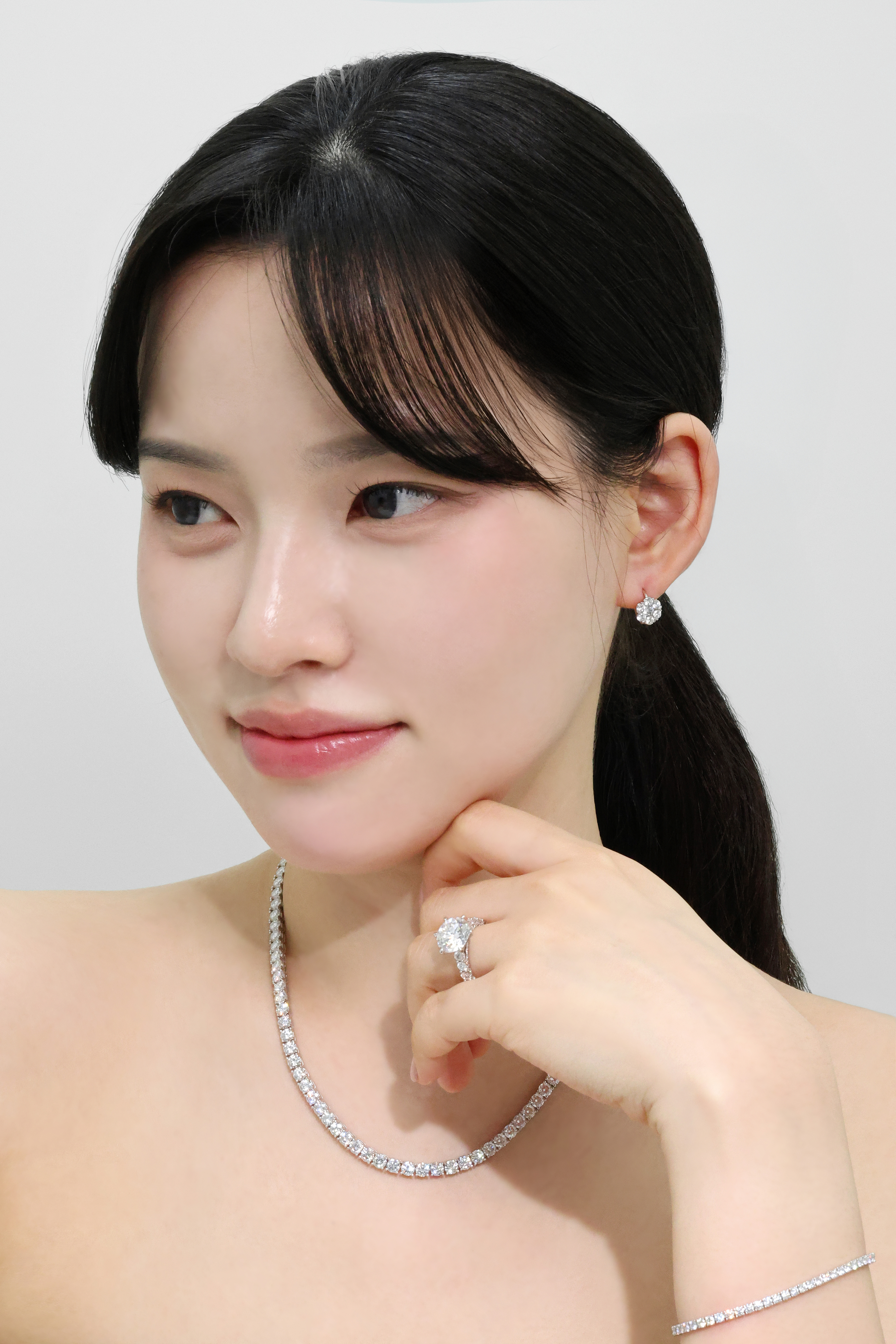 5캐럿 랩다이아 루미네 반지 IGI 랩다이아몬드 D컬러 14k 18k - 상세 이미지 5
