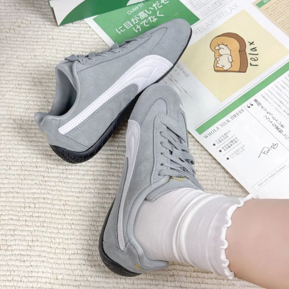 푸마 스피드캣 OG 스니커즈 쿨 미드 그레이 화이트 398846-05 - 상세 이미지 2