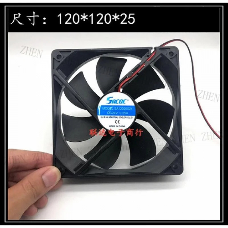 Y for SACOC SA12025S24 DC24V 0.25A 12선 인버터 냉각팬