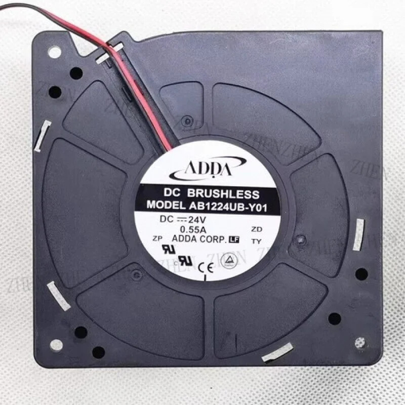 Y AB1224UB-Y01 DC24V 0.55A 12032 12cm 블로워 냉각팬 2핀