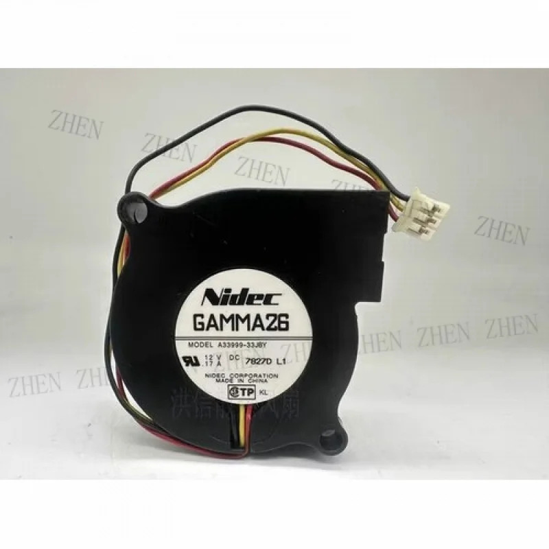 Y GAMMA26 A33999-33JBY 5015 DC12V 0.17A 5CM 3핀 터보 냉각팬기능