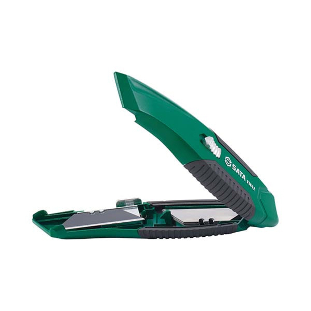 사타 SATA 안전 커터칼 5 BLADES 93642 칼날 교체형 다용도 컷터칼 - 상세 이미지 3