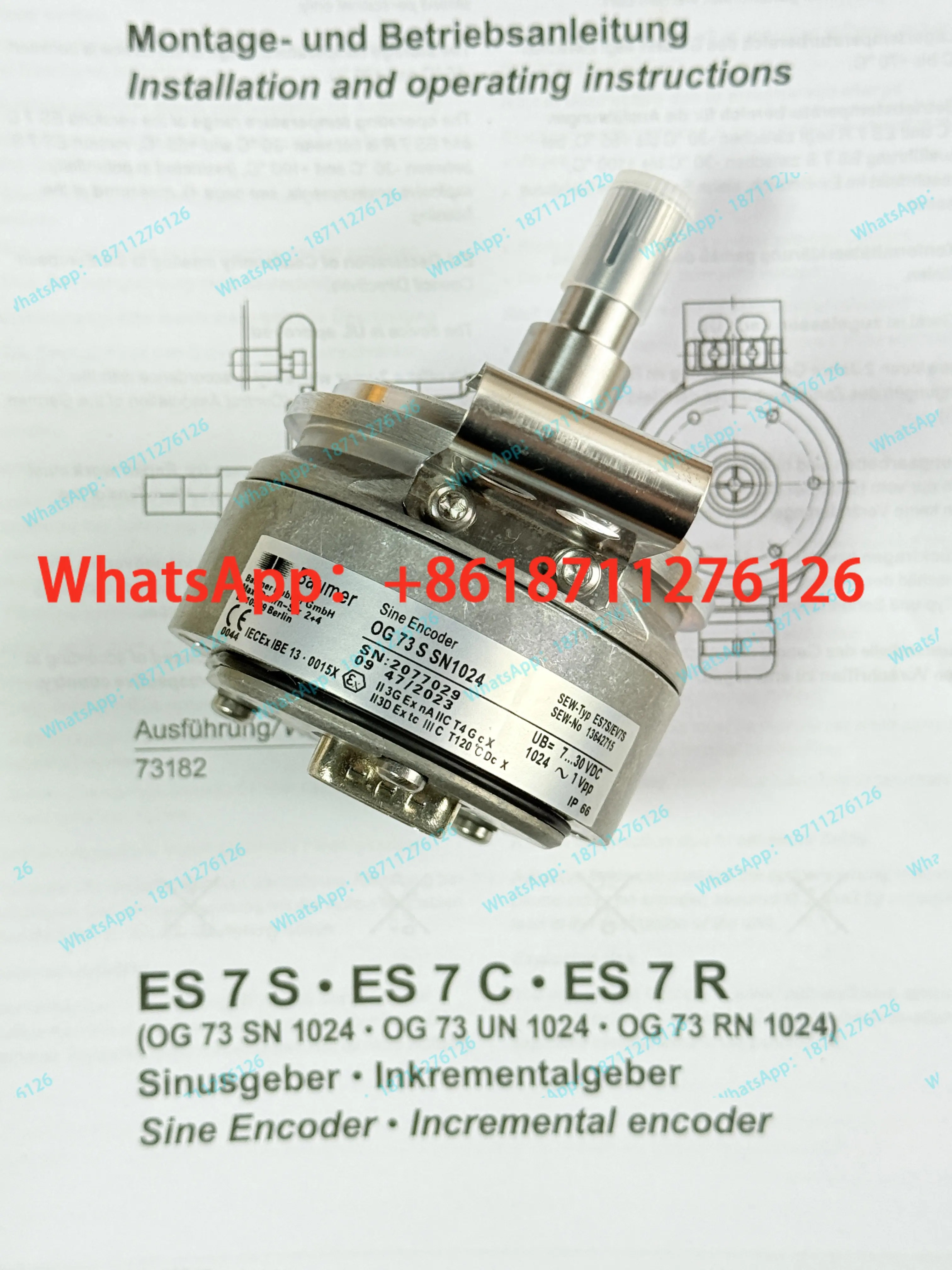 엔코더 ES7S/EV7S OG73SSN1024 오리지널