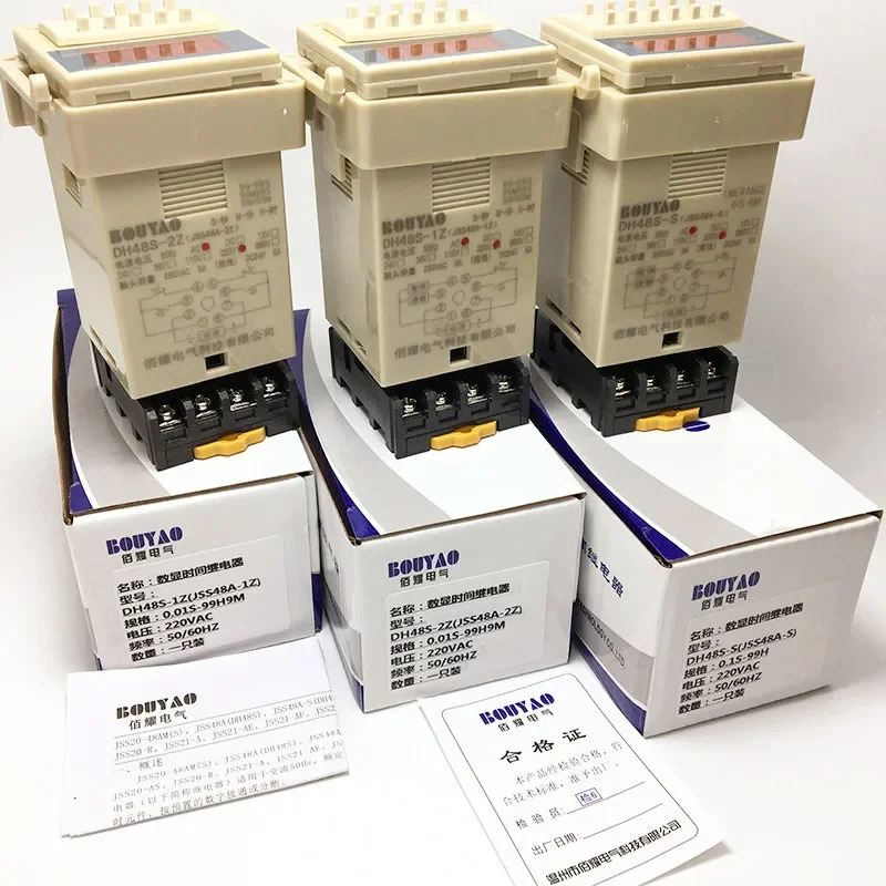 시릴레이 JSS48A-S DH48S-2Z 2ZH 1Z DH48S-S 24V 220V 110V 마운트 포함