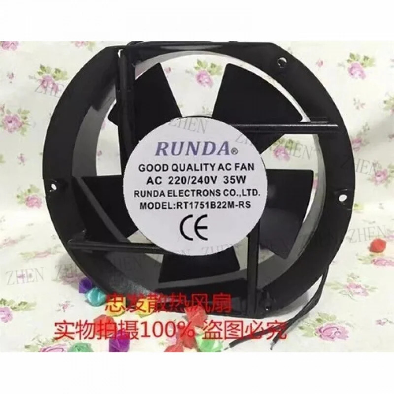 Y FOR RUNDA RT1751B22M-RS AC220/240V 35W 고풍량 냉각팬