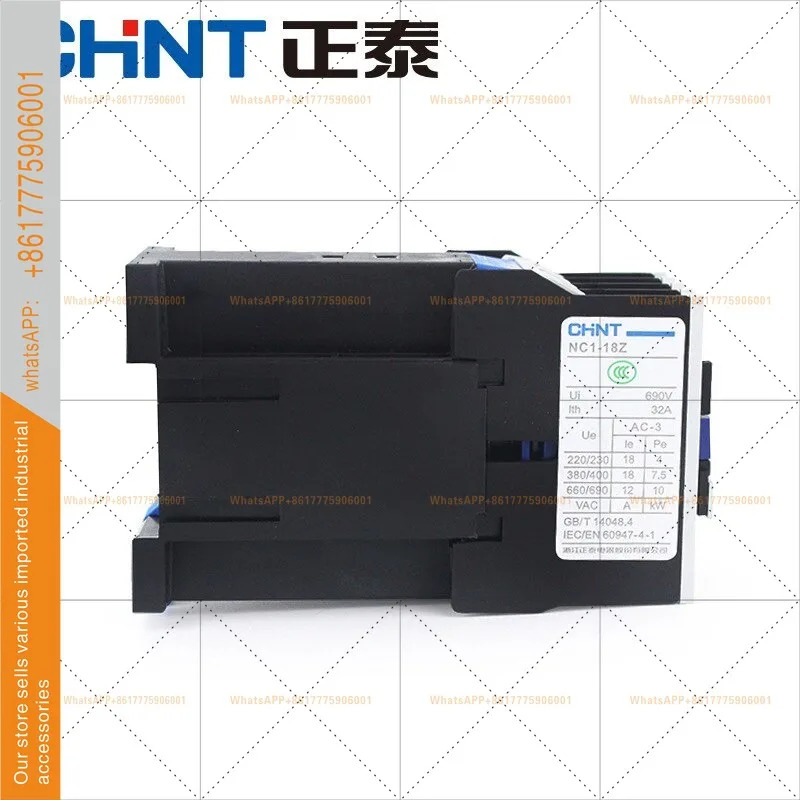 친트 DC 접촉기 CJX2 NC1-1210Z 1810Z 9A25A32A LC1 코일 DC24V
