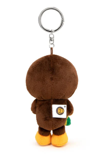 베이프 키링 BABY MILO BANANA PLUSH DOLL KEYCHAIN 12CM AM20-182-312 - 상세 이미지 2