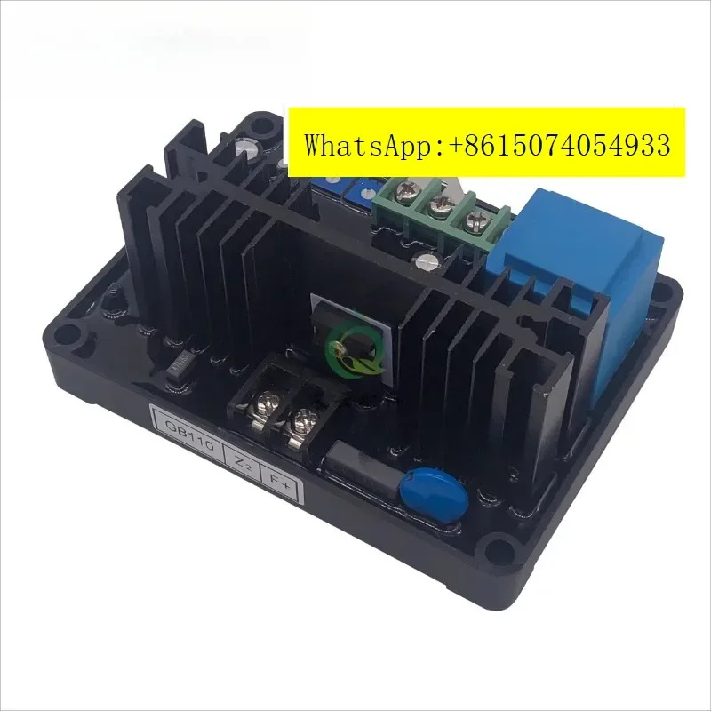 GB110 DX-8E 래디언스 브러시드 위상 복합 여기 발생기 R 전압 조정 플레이트 레귤레이터